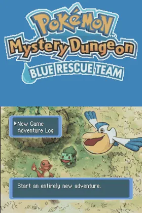 Pokemon Mystery Dungeon - Blue Rescue Team (USA) (Demo) (Kiosk) screen shot title